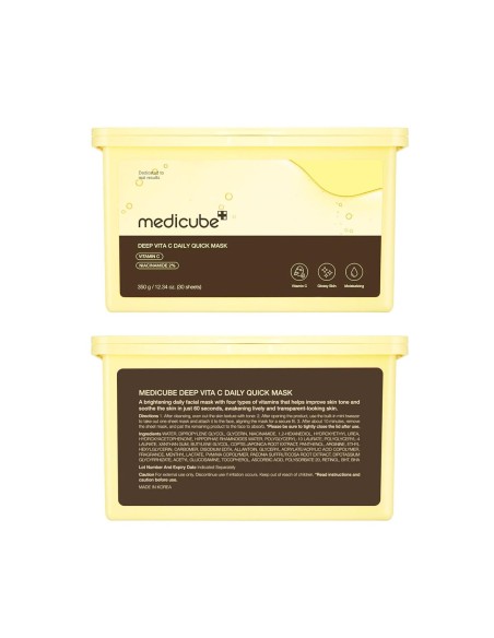 Medicube Deep Vita C Daily Quick Mask 30pk