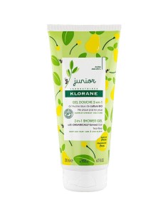 Klorane Petit Junior Body and Hair Shower Gel Pear 200ml
