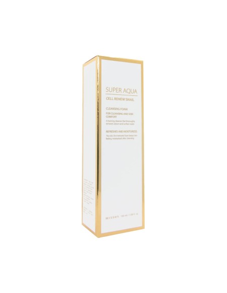 Missha Super Aqua Cell Renew Snail Cleansing Foam 100ml