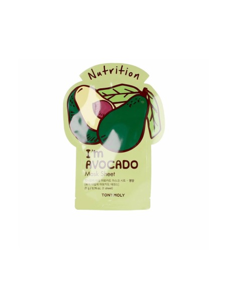 Tony Moly I'm Avocado Nourishing Mask Sheet 1uni