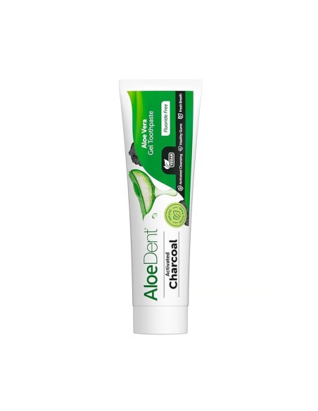 AloeDent Toothpaste with Aloe Vera and Activated Charcoal 100ml