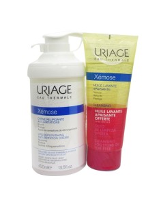 Uriage Xémose Pack Universal Emollient Cream 400ml + Gift Cleansing Oil