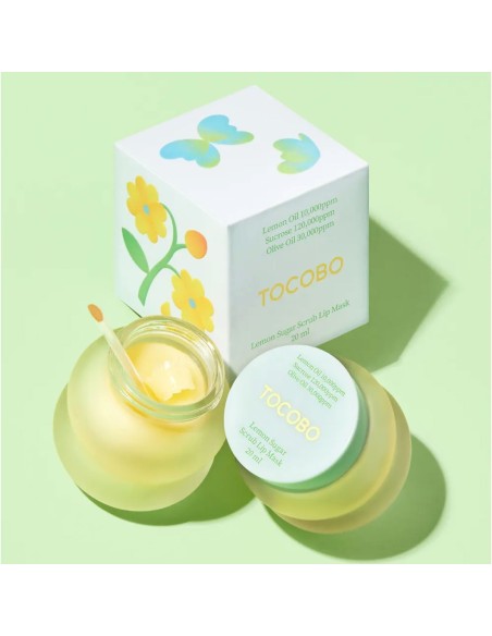 Tocobo Lemon Sugar Scrub Lip Mask 20ml Tocobo Lemon Sugar Scrub Lip Mask 20ml