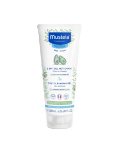 Mustela 2 in 1 Washing Gel Body and Hair 200ml