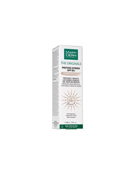 Martiderm Proteos Screen SPF 50+ Facial Cream Perfectant with Color 40ml