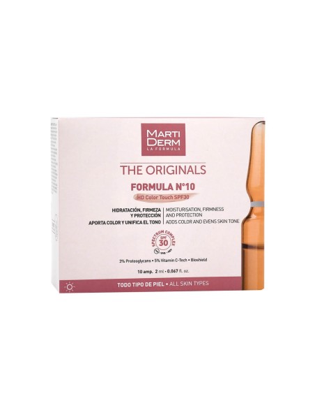 Martiderm The Originals Formula Nº10 HD Color Touch SPF 30 10 Ampoules