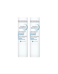 Bioderma Pack Atoderm Lips Stick Moisturizer 2x4g