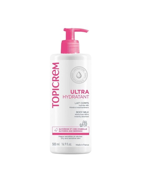 Topicrem Ultra Moisturising Body Milk 500ml