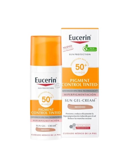 Eucerin Sun Pigment Control Tinted Gel-Cream Medium SPF50 50ml
