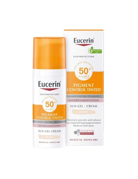 Eucerin Sun Pigment Control Tinted Gel-Cream Light SPF50+ 50ml