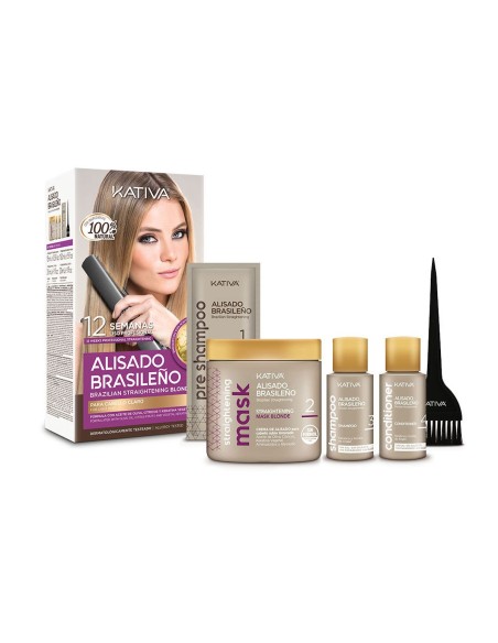 Kativa Brazilian Straightening Kit for Light Hair