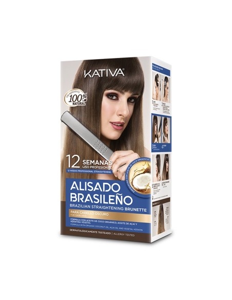 Kativa Brazilian Straightening Kit Dark Hair