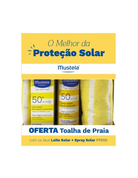 Mustela Pack Milk & Sun Spray SPF50 & Beach Towel