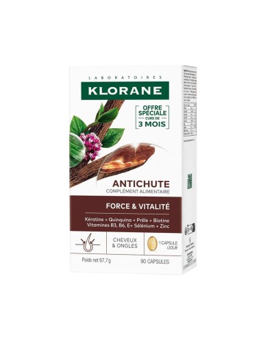 Klorane Quinina Antihair Loss 90 Capsules