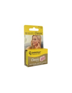 Ohropax Classic Wax Earplugs 12 Units