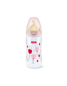 NUK First Choice Latex Temperature Indicator Bottle 6 + M L 300ml