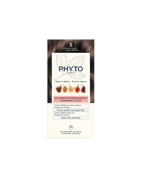 Phyto Color Permanent Coloring with Vegetable Pigments 5 Light Brown